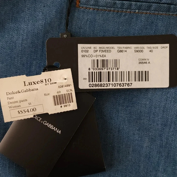 Dolce & Gabbana Blue Women's Pants - Picture 5 of 9